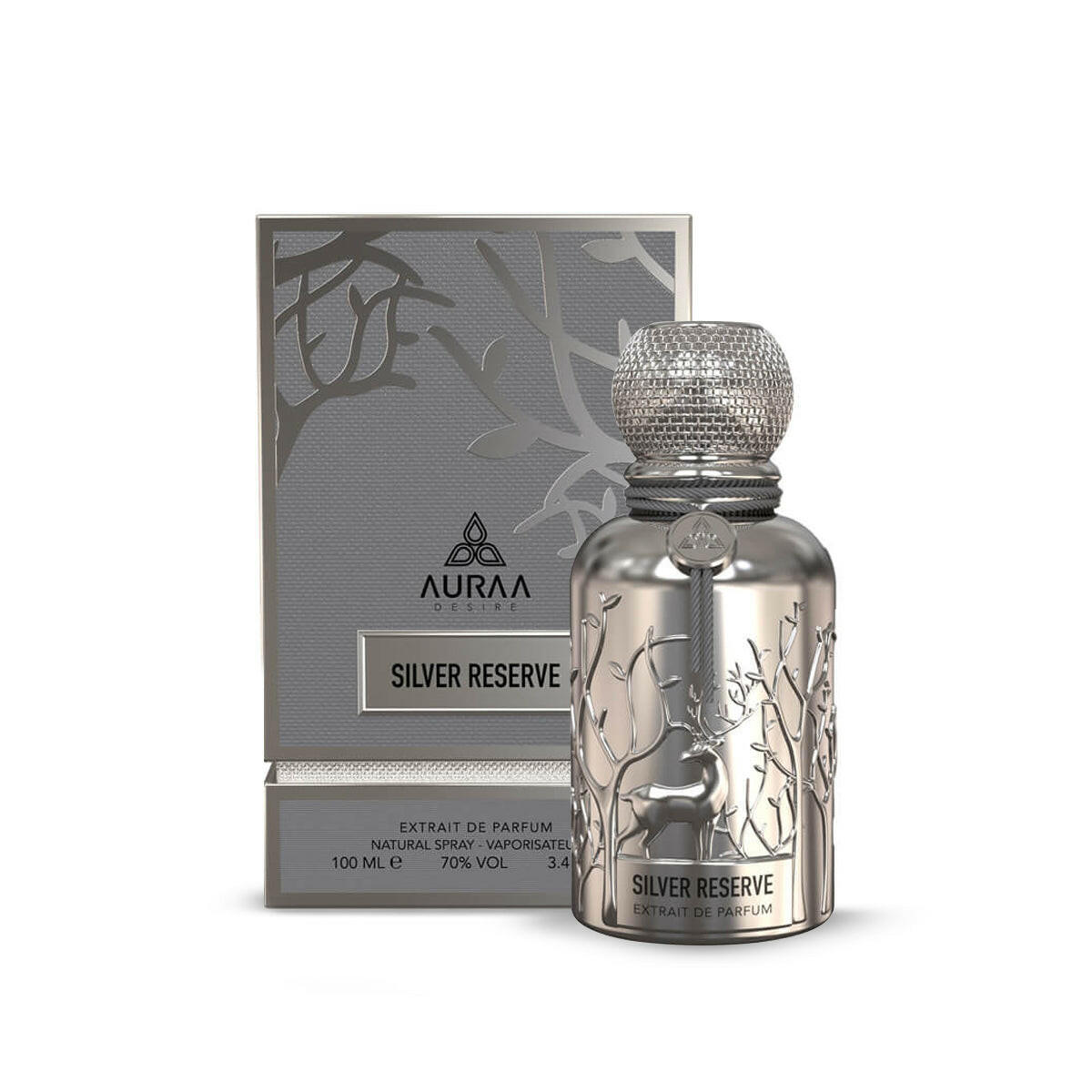 Silver Reserve Extrait De Parfum 100ml Auraa Desire
